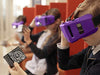 Image of Merge VR Headset - Augmented Reality and Virtual Reality Headset, Play Educational Games and watch 360 Degree Videos, STEM Tool for Classroom and Home, Works with iPhone and Android (Pulsar Purple)