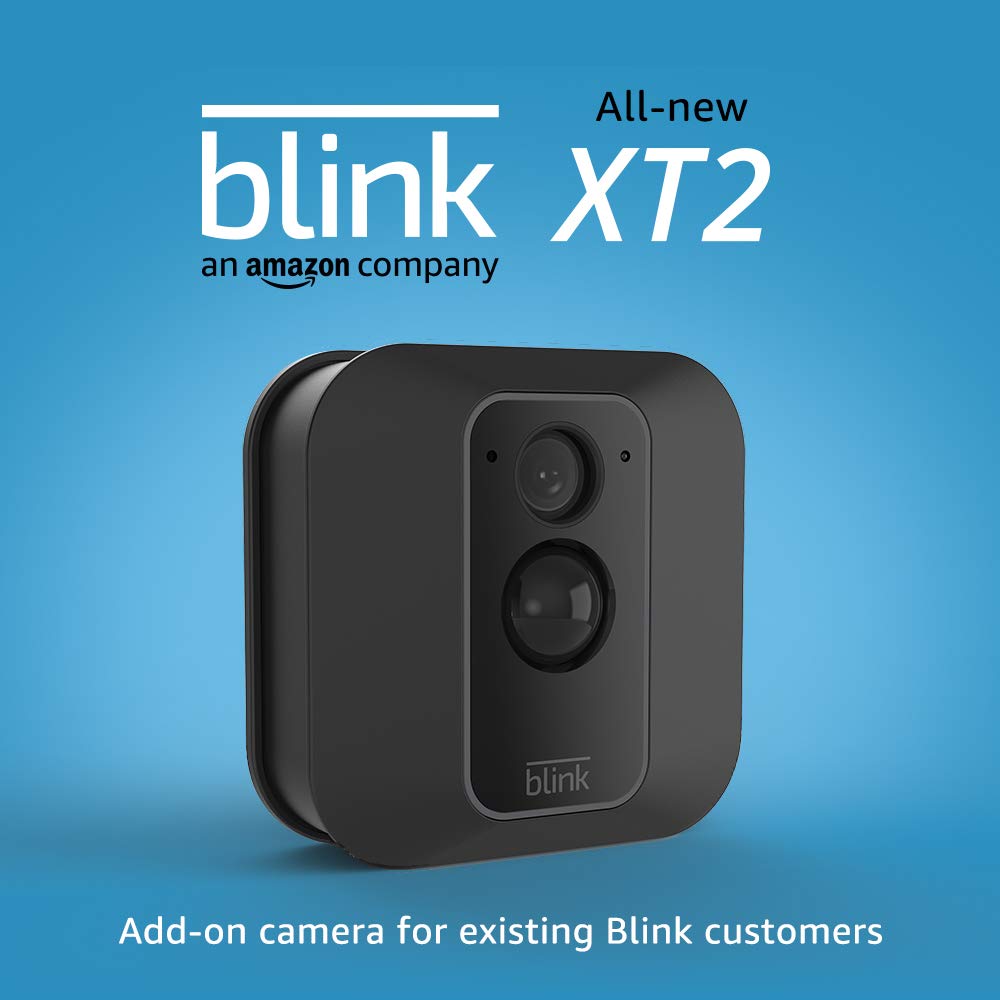 All-new Blink XT2 Outdoor/Indoor Smart Security Camera with cloud storage included, 2-way audio, 2-year battery life – 2 camera kit