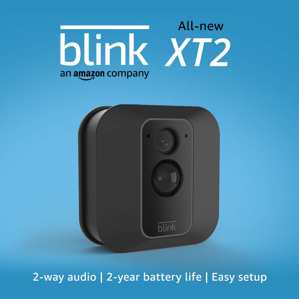 All-new Blink XT2 Outdoor/Indoor Smart Security Camera with cloud storage included, 2-way audio, 2-year battery life – 2 camera kit