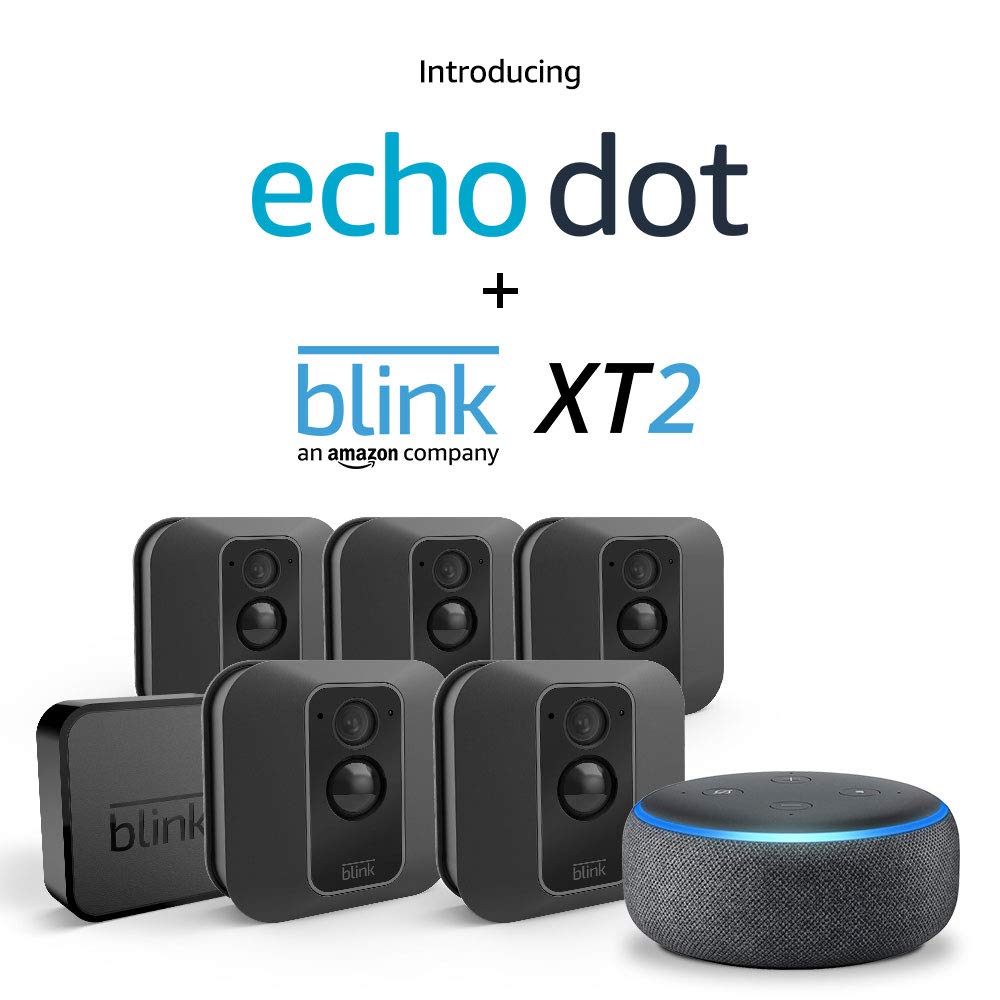 All-new Blink XT2 Outdoor/Indoor Smart Security Camera with cloud storage included, 2-way audio, 2-year battery life – 2 camera kit