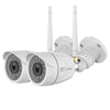 Image of Outdoor Security Camera, Wansview 1080P Wireless WiFi Home Surveillance Waterproof Camera with Night Vision, Motion Detection, Remote Access, Works with Alexa -W4-2PACK