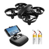 Image of Potensic A20W Mini Drone for Kids with Camera, RC Portable Quadcopter 2.4G 6 Axis - Altitude Hold, Headless, Remote Control, Route Settiing, Real Time FPV, 2 Batteries