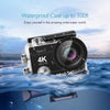 Image of Dragon Touch 4K Action Camera 16MP Vision 3 Underwater Waterproof Camera 170° Wide Angle WiFi Sports Cam with Remote 2 Batteries and Mounting Accessories Kit