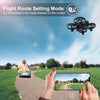 Image of Potensic A20W Mini Drone for Kids with Camera, RC Portable Quadcopter 2.4G 6 Axis - Altitude Hold, Headless, Remote Control, Route Settiing, Real Time FPV, 2 Batteries