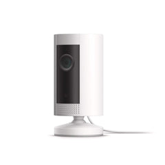 Introducing Ring Indoor Cam, Compact Plug-In HD security camera with two-way talk, White, Works with Alexa – 2-Pack