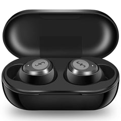 True Wireless Earbuds - Funcl W1S Bluetooth Earbuds Wireless Headphones TWS in-Ear Earphones with 3D Stereo Hi-Fi Sound, Touch Control, 18H Playtime, Mic, Charging Case (Black)