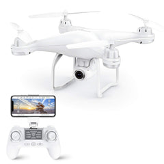 Potensic T25 GPS Drone, FPV RC Drone with Camera 1080P HD WiFi Live Video, Dual GPS Return Home, Quadcopter with Adjustable Wide-Angle Camera- Follow Me, Altitude Hold, Long Control Range, White