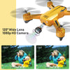 Image of ScharkSpark Drone SS40 The Wasp Drone with 1080P 120° FPV HD Camera/Video, RC Toy Quadcopter Equipped with G-Sensor Technology, Voice Command, Preset Flight Path Hover Technology