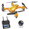 Image of ScharkSpark Drone SS40 The Wasp Drone with 1080P 120° FPV HD Camera/Video, RC Toy Quadcopter Equipped with G-Sensor Technology, Voice Command, Preset Flight Path Hover Technology