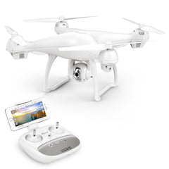 Potensic T35 GPS Drone, RC Quadcopter with 1080P Camera FPV Live Video,Dual GPS Return Home,Follow Me, Altitude Hold, 2500mAh Battery Long Control Range, White