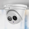 Image of Amcrest UltraHD 4K (8MP) Outdoor Security IP Turret PoE Camera, 3840x2160, 164ft NightVision, 2.8mm Lens, IP67 Weatherproof, MicroSD Recording (128GB), White (IP8M-T2499EW)