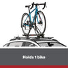 Image of Yakima - RaptorAero Wheel-On Mount Upright Bike Carrier for Roof Racks, 1 Bike Capacity