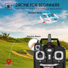 Image of DBPOWER X400W FPV RC Quadcopter Drone with WiFi Camera Live Video One Key Return Function Headless Mode 2.4GHz 4 Chanel 6 Axis Gyro RTF, Compatible with 3D VR Headset