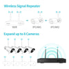 Image of HeimVision HM241 Wireless Security Camera System, 8CH 1080P NVR 4Pcs 960P Outdoor/ Indoor WiFi Surveillance Cameras with Night Vision, Weatherproof, Motion Detection, Remote Monitoring, No Hard Drive