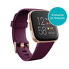 Image of Fitbit Versa 2 Health & Fitness Smartwatch with Heart Rate, Music, Alexa Built-in, Sleep & Swim Tracking, Bordeaux/Copper Rose, One Size (S & L Bands Included)