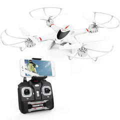 DBPOWER X400W FPV RC Quadcopter Drone with WiFi Camera Live Video One Key Return Function Headless Mode 2.4GHz 4 Chanel 6 Axis Gyro RTF, Compatible with 3D VR Headset