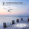 Image of Potensic T25 GPS Drone, FPV RC Drone with Camera 1080P HD WiFi Live Video, Dual GPS Return Home, Quadcopter with Adjustable Wide-Angle Camera- Follow Me, Altitude Hold, Long Control Range, White