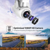 Image of Potensic T25 GPS Drone, FPV RC Drone with Camera 1080P HD WiFi Live Video, Dual GPS Return Home, Quadcopter with Adjustable Wide-Angle Camera- Follow Me, Altitude Hold, Long Control Range, White
