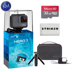 GoPro Hero 7 (Silver) Action Camera with GoPro Adventure Kit Essential Bundle