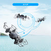 Image of Mini Drone with Camera for Kids and Adults, EACHINE E61HW WiFi FPV Quadcopter with HD Camera Selfie Pocket Nano Drone for Beginner RTF - Altitude Hold Mode, One Key Take Off/Landing, APP Control