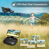 Image of Potensic A20W Mini Drone for Kids with Camera, RC Portable Quadcopter 2.4G 6 Axis - Altitude Hold, Headless, Remote Control, Route Settiing, Real Time FPV, 2 Batteries
