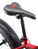 Image of Mongoose Dolomite Fat Tire Mountain Bike, Featuring 17-Inch/Medium High-Tensile Steel Frame, 7-Speed Shimano Drivetrain, Mechanical Disc Brakes, and 26-Inch Wheels, Light Blue, Navy Blue, and Red