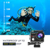 Image of Campark ACT74 Action Camera 16MP 4K WiFi Underwater Photography Cameras 170 Degree Ultra Wide Angle Lens with 2 Pcs Rechargeable Batteries and Mounting Accessories Kits