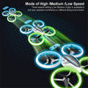 Image of Q9 Drones for Kids,RC Drone with Altitude Hold and Headless Mode,Quadcopter with Blue & Green Lights,Propellers Full Protect and Double Batteries,Easy to Fly Gift Toy for Boys and Girls